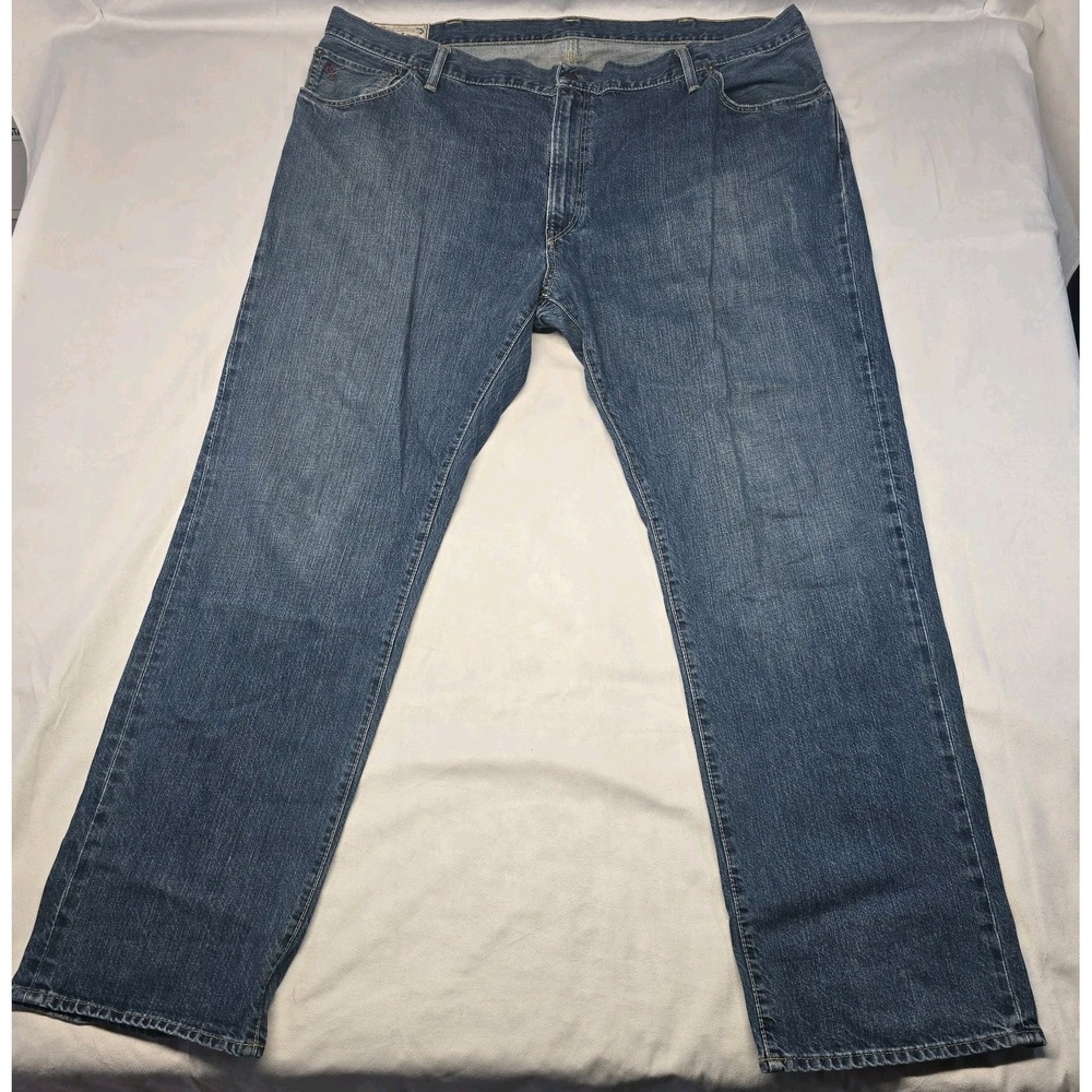 POLO Ralph Lauren ~ Men's "Hampton Straight" Denim Blue‎ Jeans 46Bx34